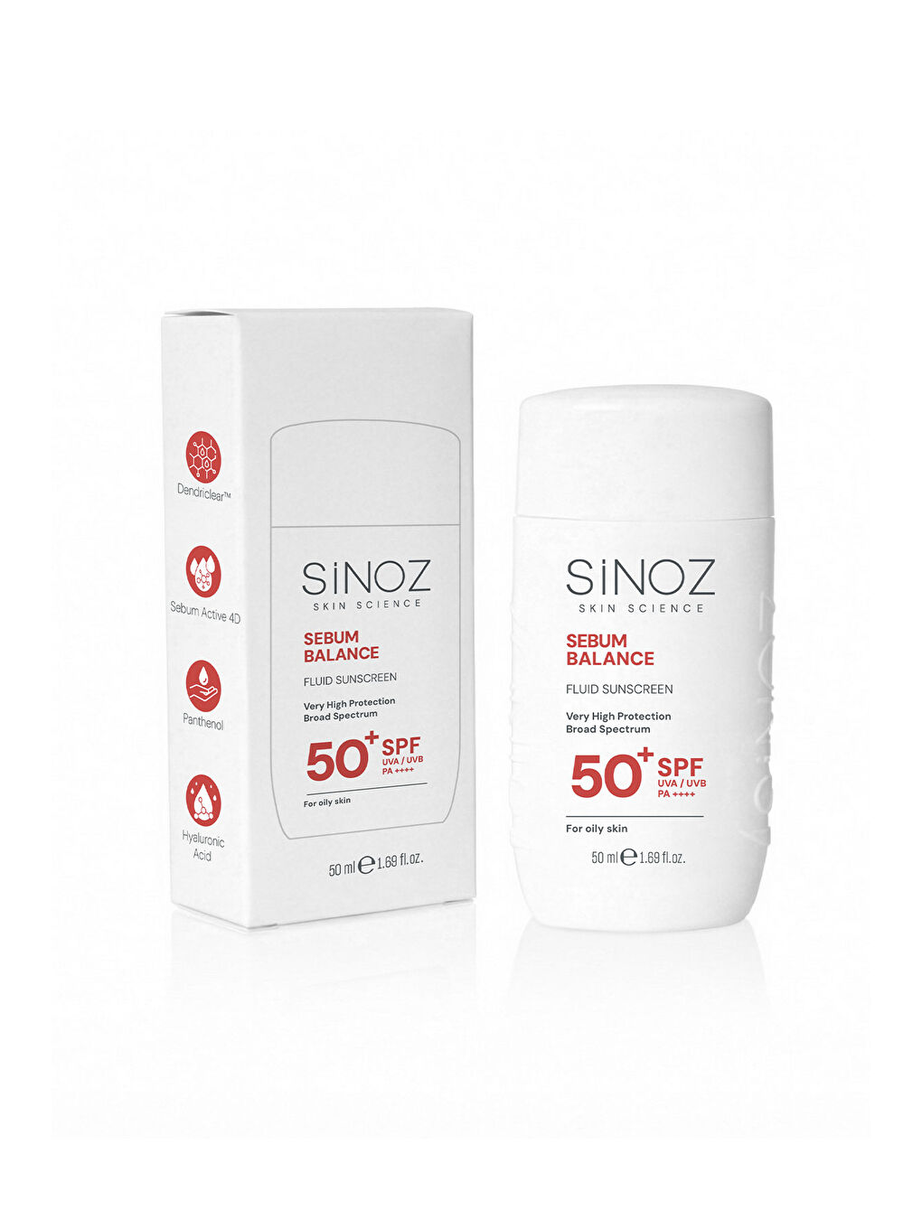 SPF 50+ Yağlı Ciltlere Özel Sıvı Güneş Kremi - Yeni Nesil Güneş Filtreleri ile Hibrit Formül 50 ml-4