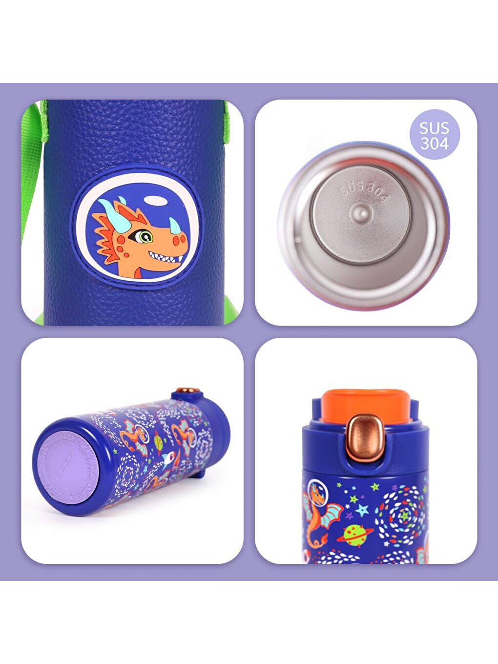 Çelik Çocuk Matarası Ponix 420 ml-6