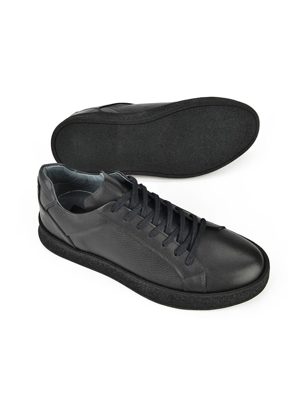 Erkek Hakiki Deri Sneaker 1331024Z312 Siyah-3