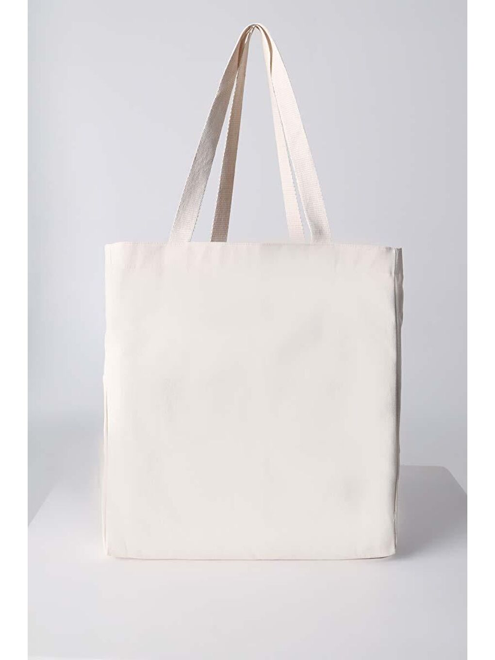 Kahverengi Kahve-Baskılı Bez Çanta-3