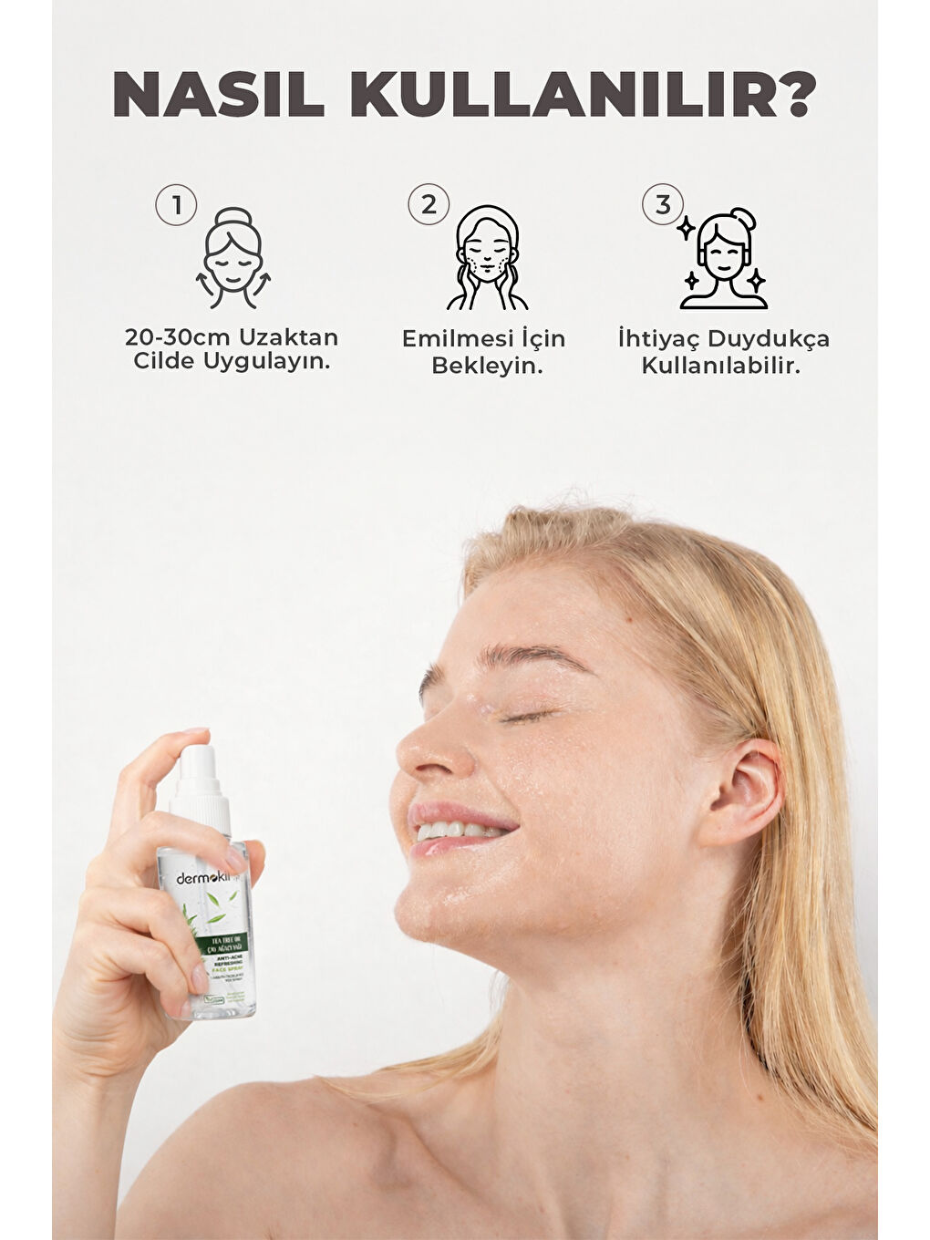 Çay Ağacı Akne Karşıtı Yüz Spreyi 50 ml-4