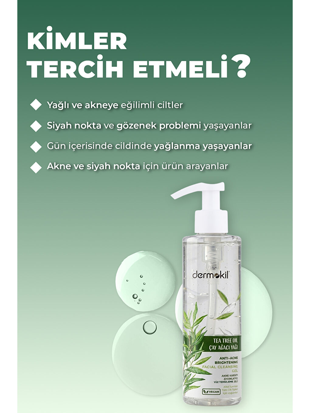 Çay Ağacı Akne Karşıtı Yüz Temizleme Jeli 200 ml-5