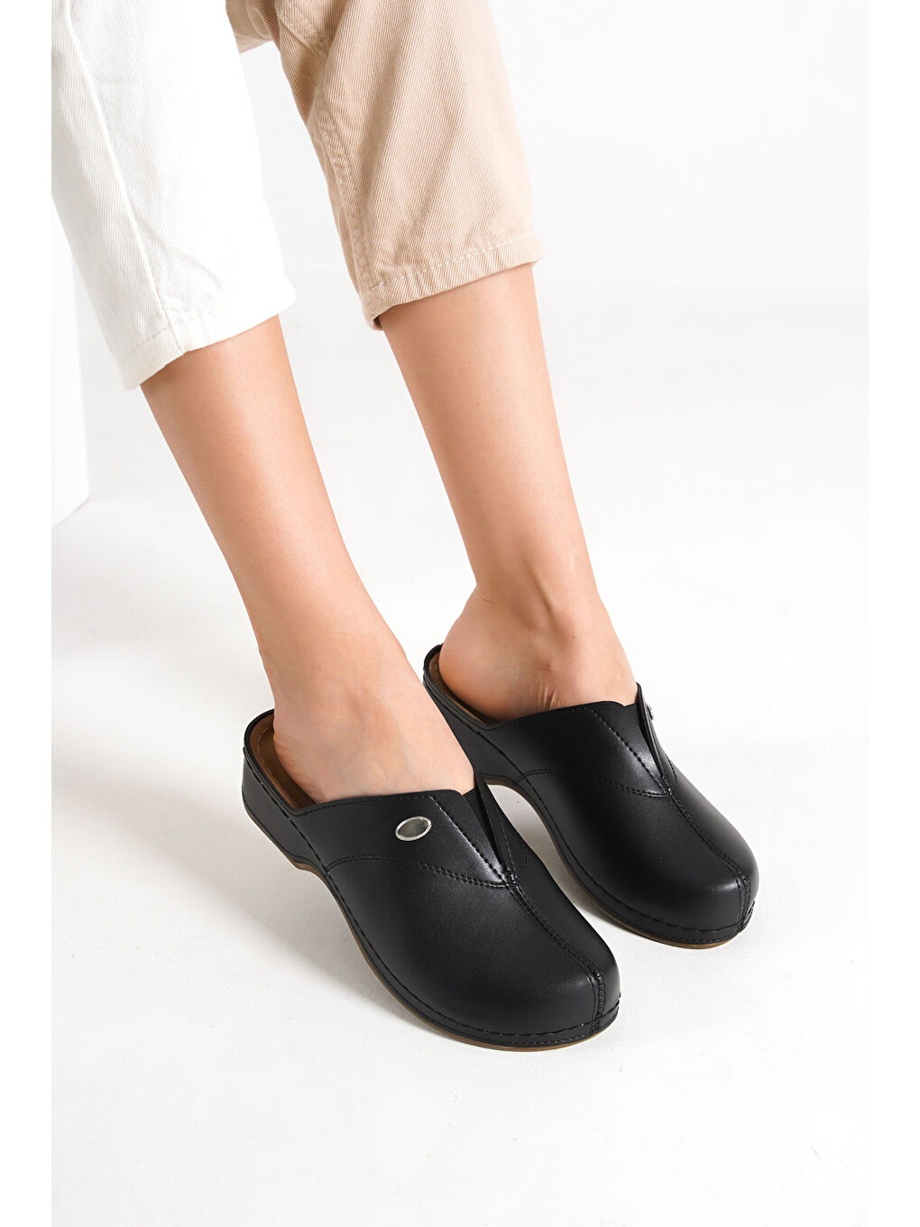 Siyah 4144 Kadın Terlik-5