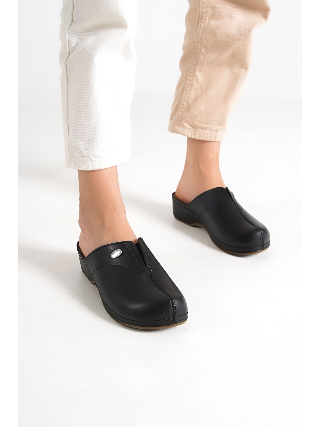 Siyah 4144 Kadın Terlik-6