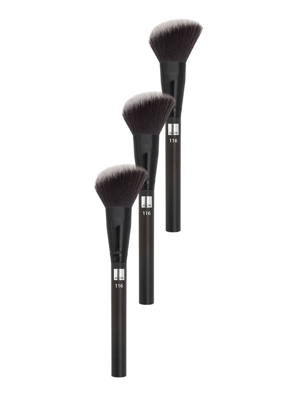 Angled Allık Fırçası 3'lü Set