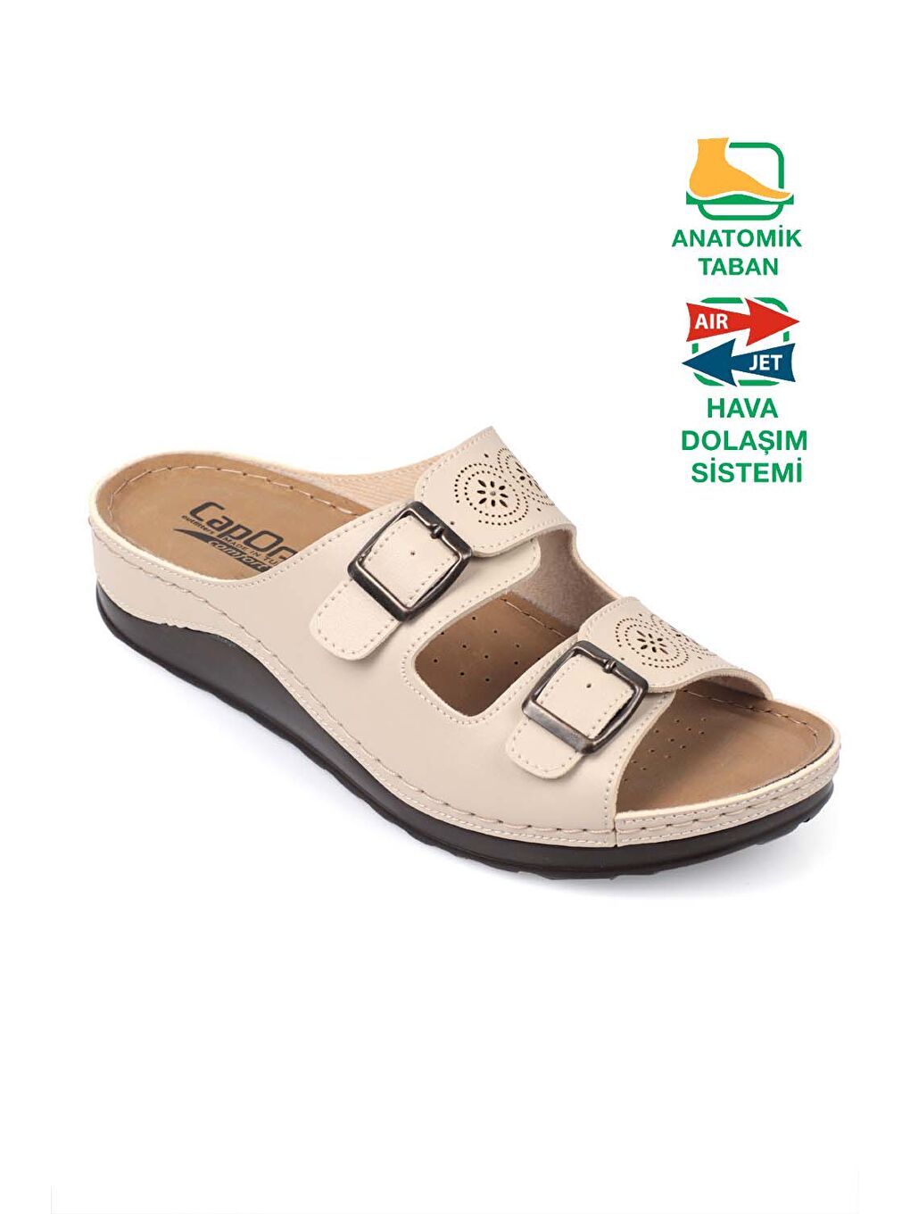 Bej 107009 Kadın Konfor Anatomic Terlik-4