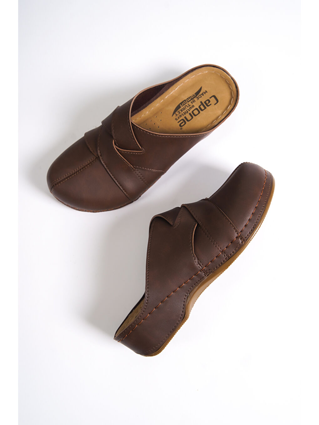 Kahverengi 4146 Kadın Terlik-5