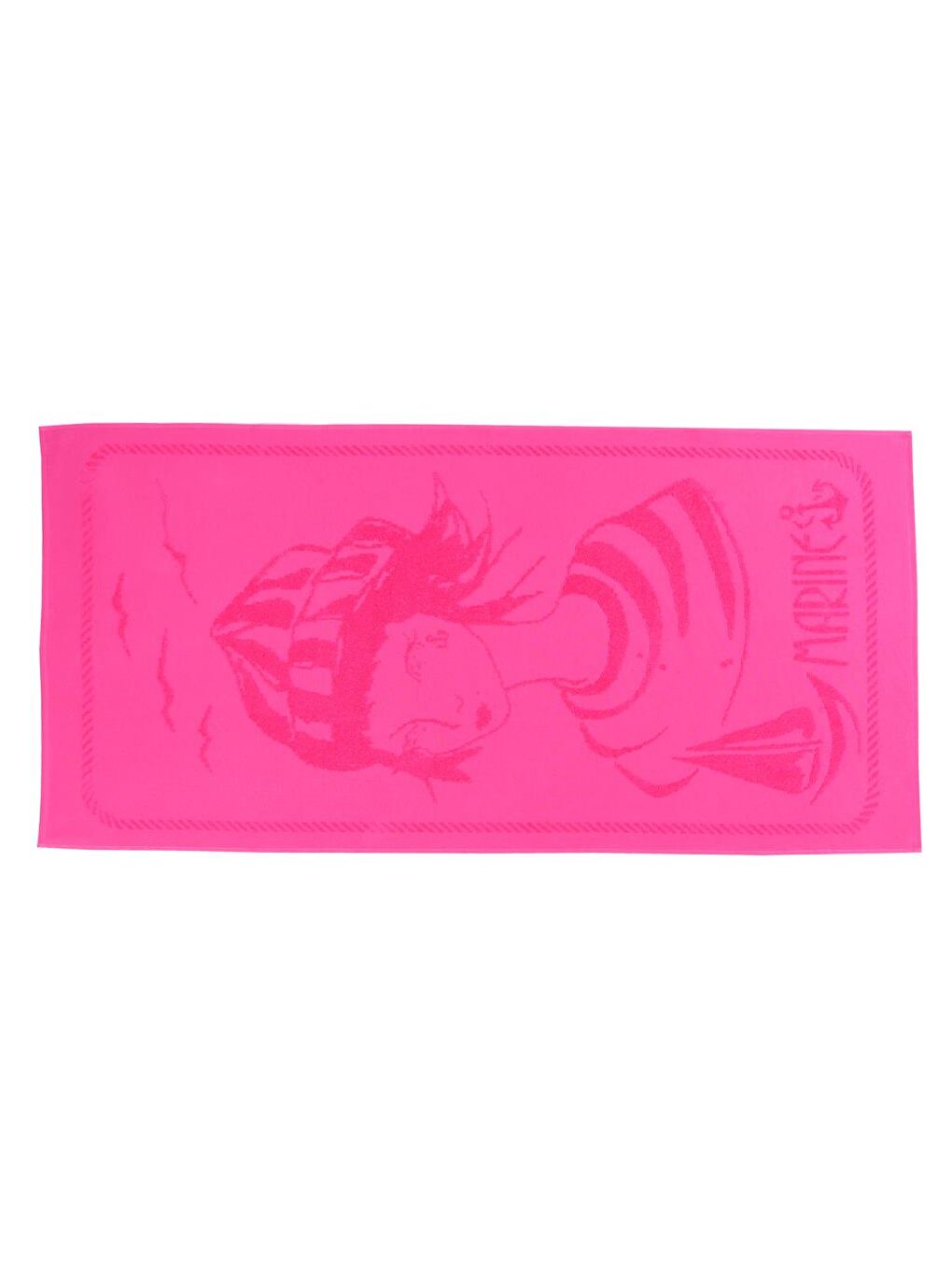 Anemoss Denizci Kız Plaj Havlusu Pembe 140x70 cm - 3