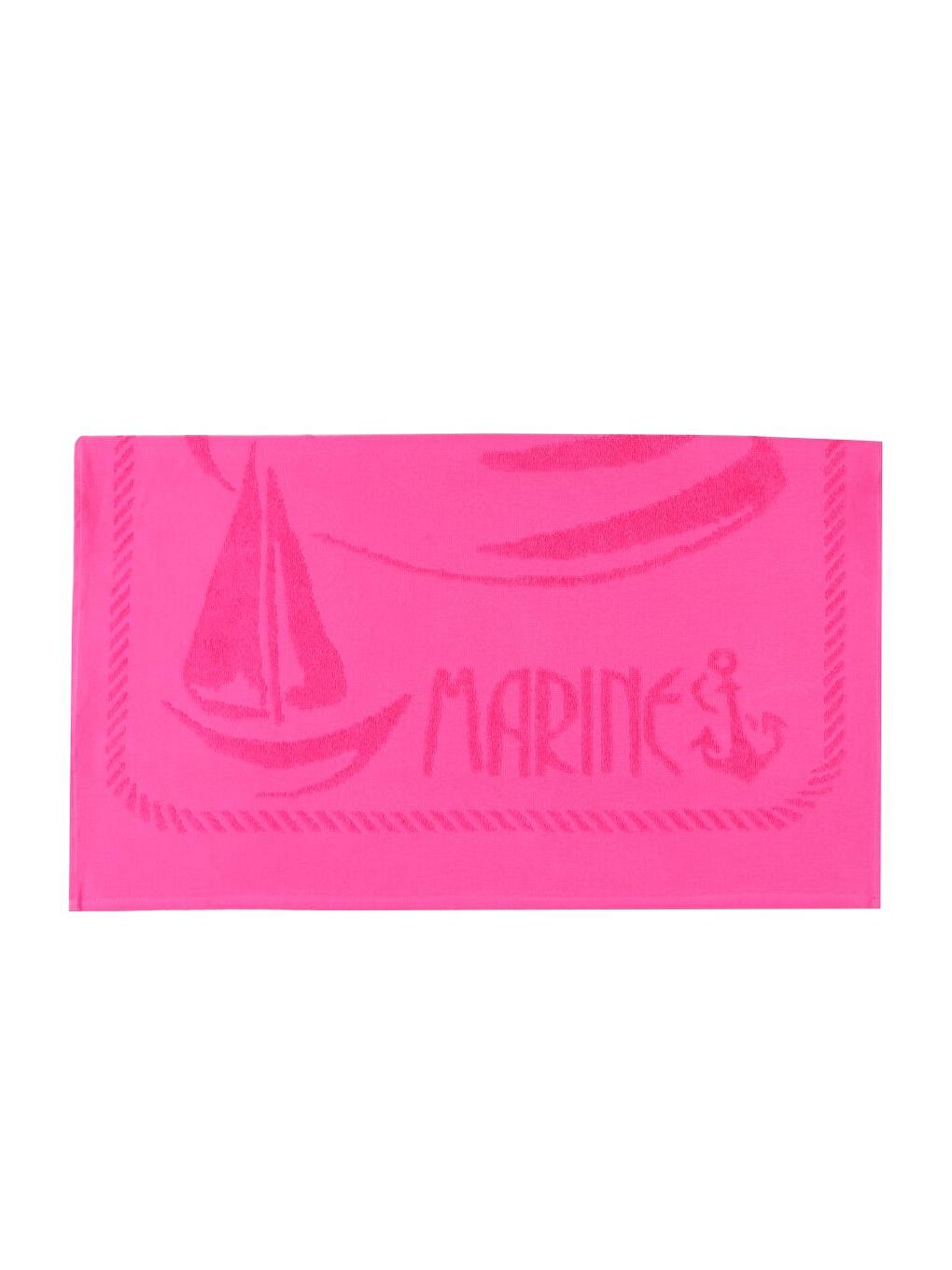 Anemoss Denizci Kız Plaj Havlusu Pembe 140x70 cm - 5
