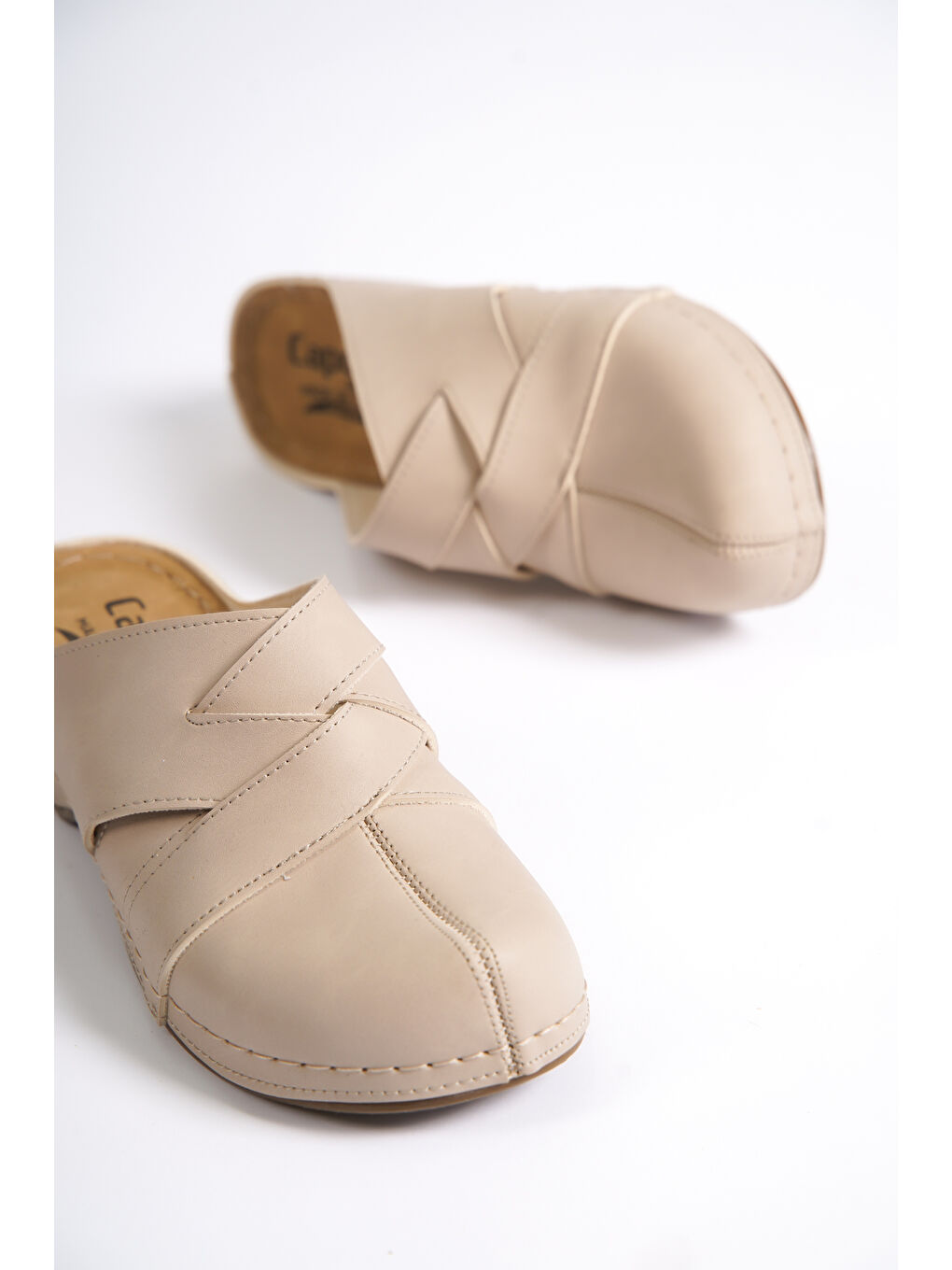 Bej 4146 Kadın Terlik-6