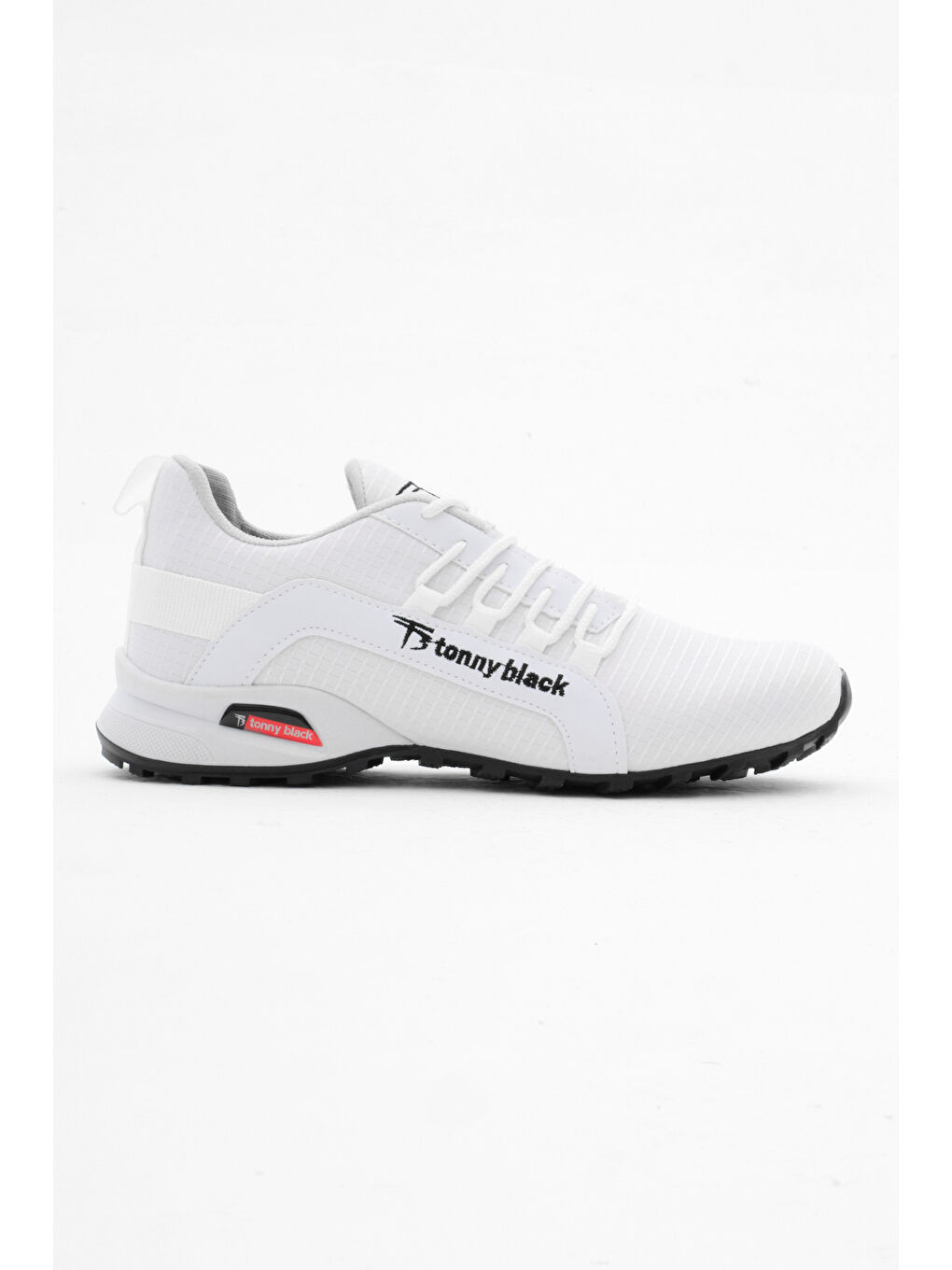 Erkek Beyaz Rahat Kalıp Termo Taban Bağcıklı Sneaker