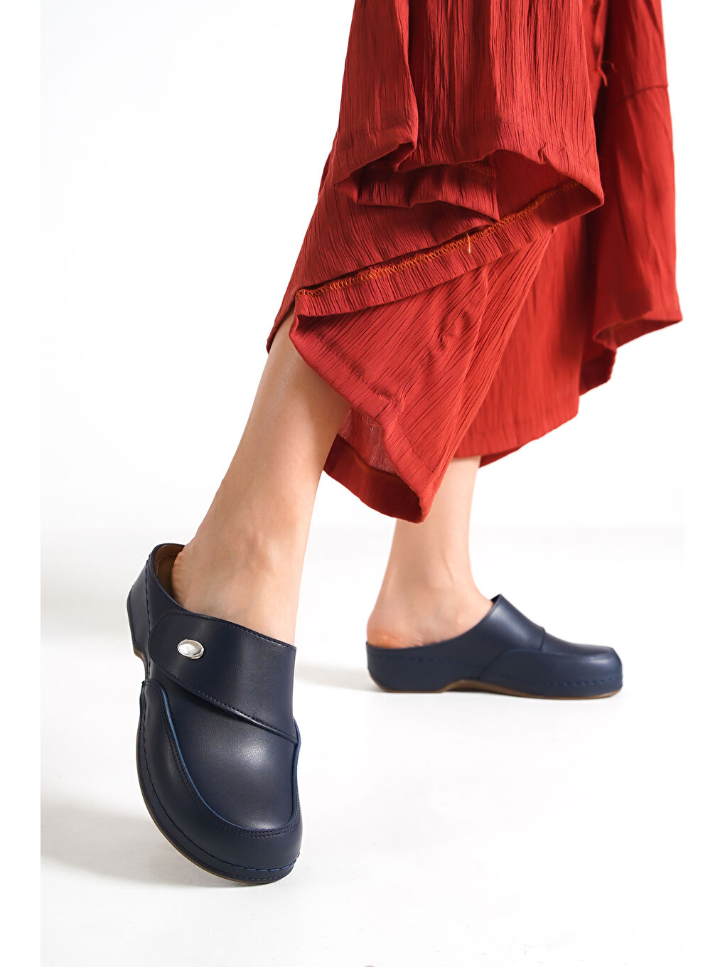 Lacivert 4137 Kadın Terlik-6