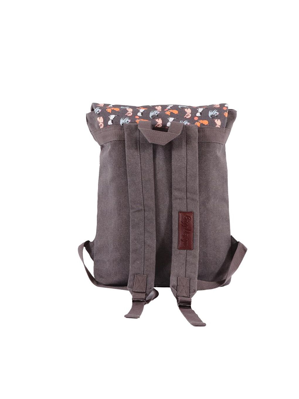 Biggdesign Dogs Vintage Laptop Sırt Çantası Gri - 2