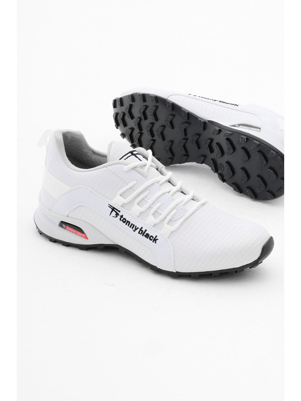 Erkek Beyaz Rahat Kalıp Termo Taban Bağcıklı Sneaker-3