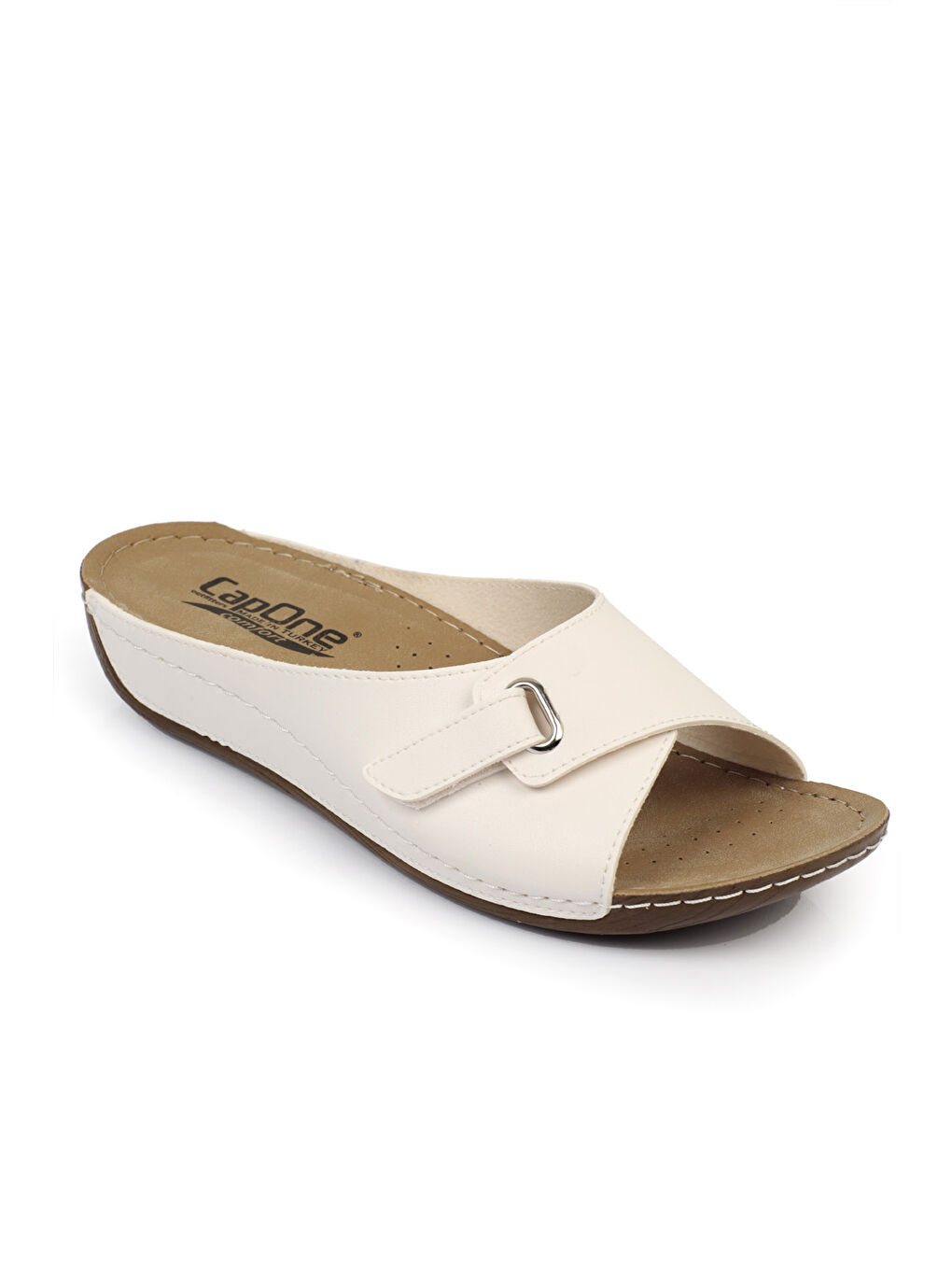 Beyaz Z0397 Kadın Konfor Anatomic Terlik-5