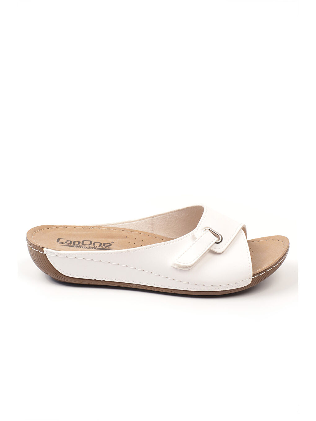 Beyaz Z0397 Kadın Konfor Anatomic Terlik-6