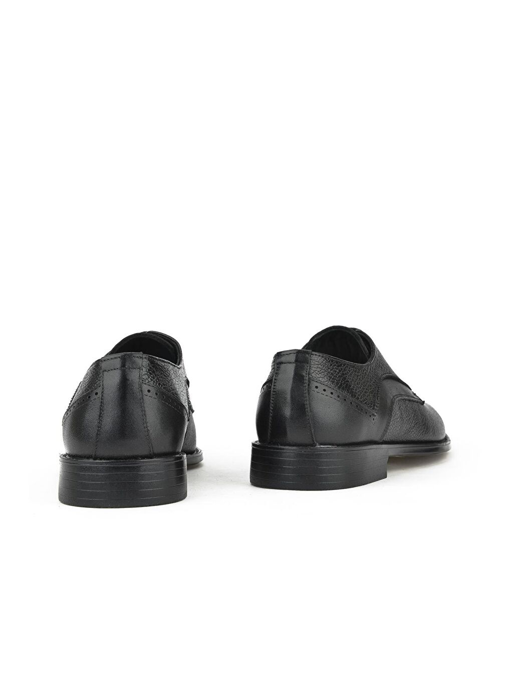 Erkek Hakiki Deri Klasik Ayakkabı 13348Z802 Siyah-2