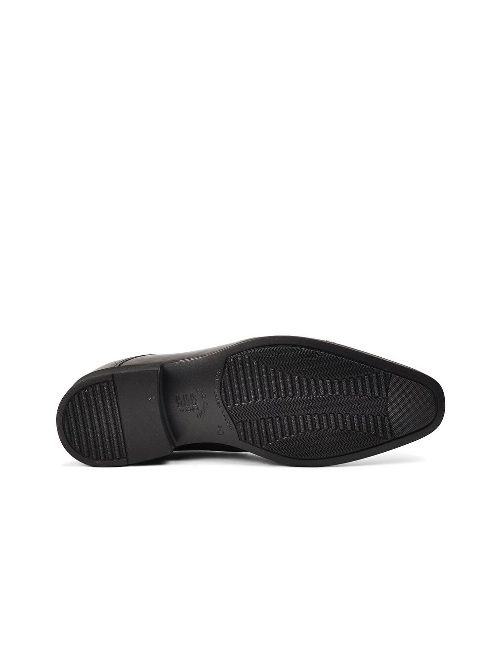 Siyah Hakiki Deri Bağcıklı Erkek Klasik Ayakkabı-4