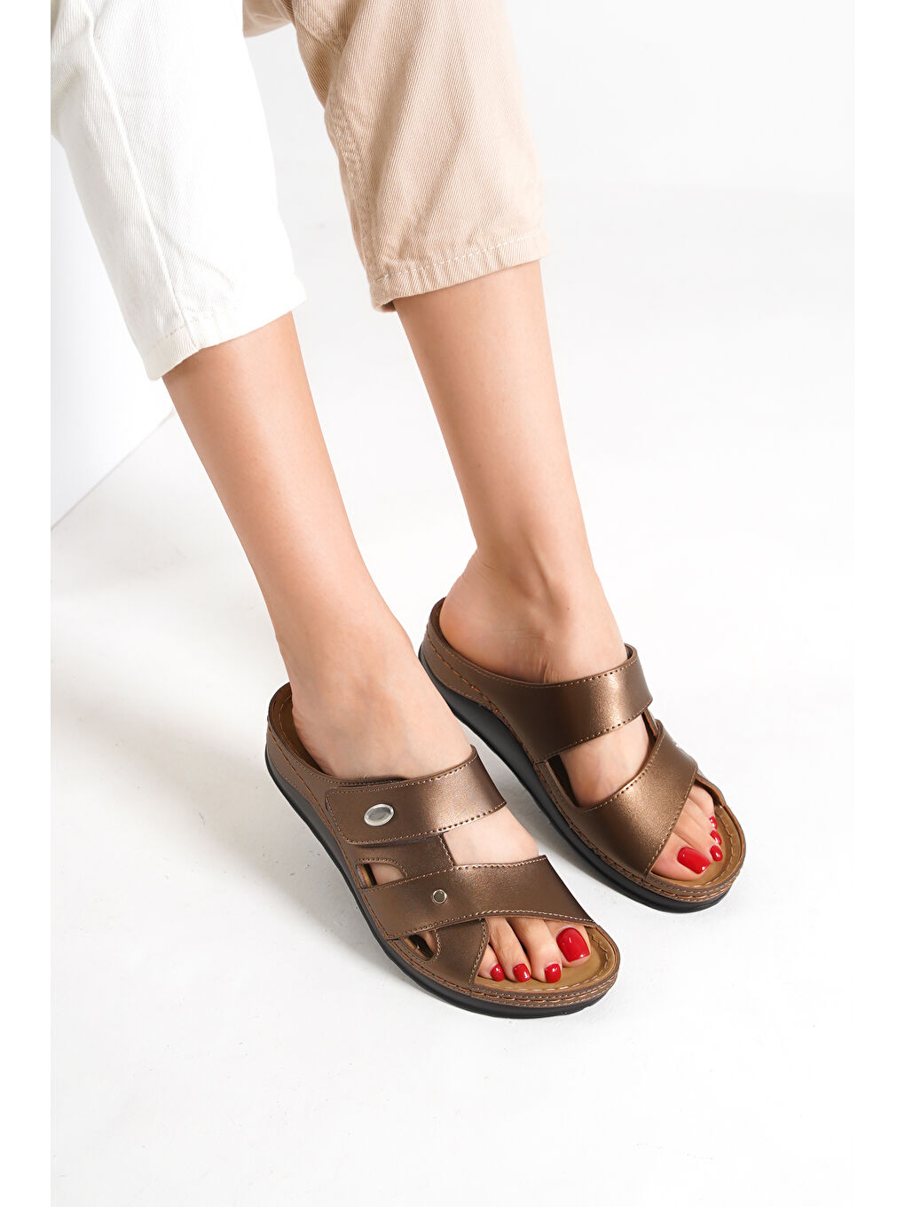 Turuncu 107030 Kadın Terlik-5