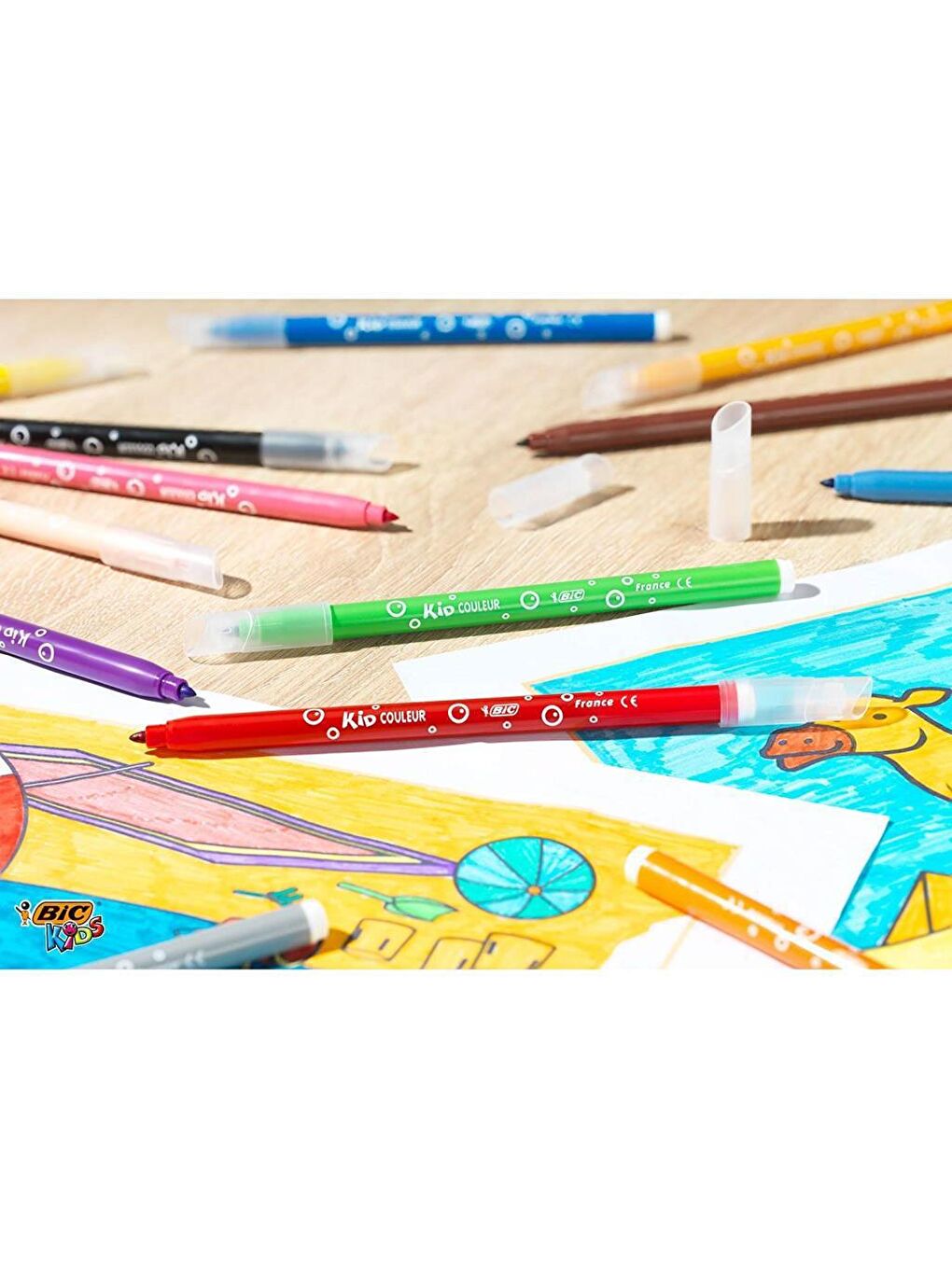 Bic Beyaz Kids Couleur Yıkanabilir Keçeli Kalem 24 Renk - 2