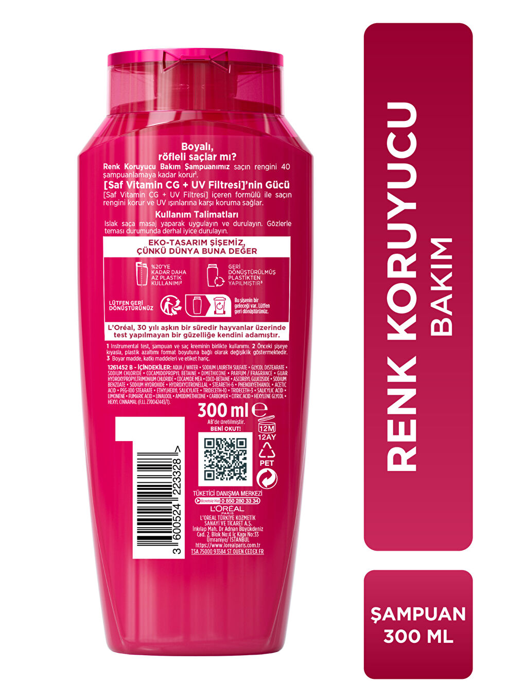 Elseve Color Vive Renk Koruyucu Şampuan 300ml-7