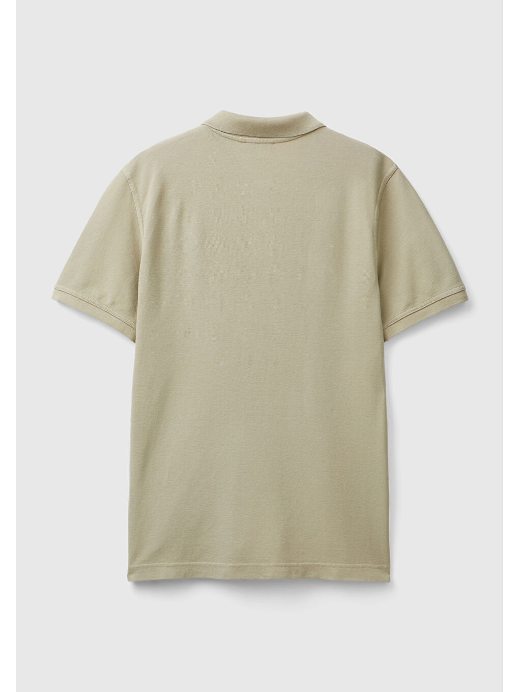 Erkek Bej Regular Fit Kısa Kollu Polo Tişört-3