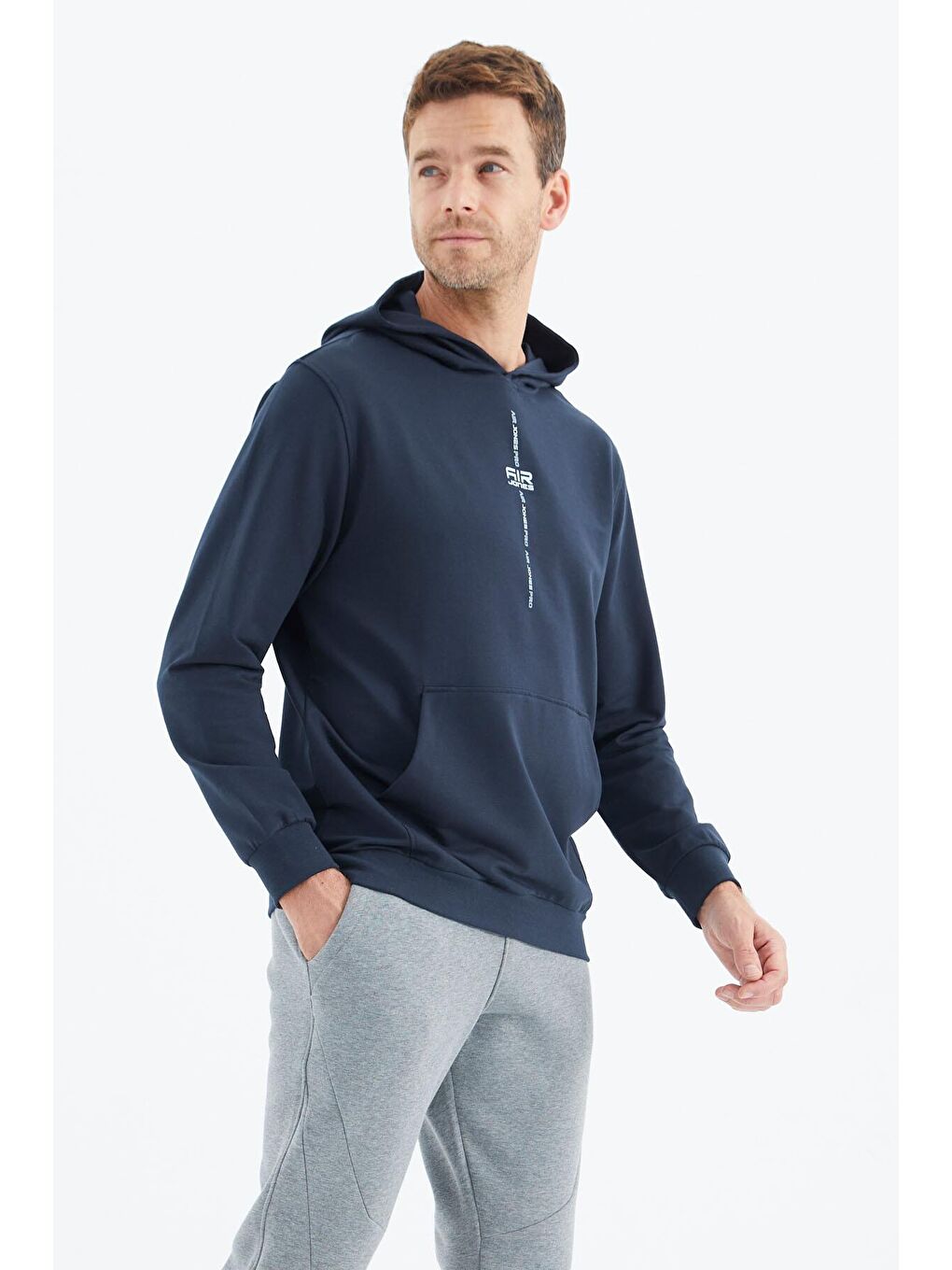 AIR JONES Grant İndigo  Rahat Form Erkek Sweatshirt - 88305 - 1