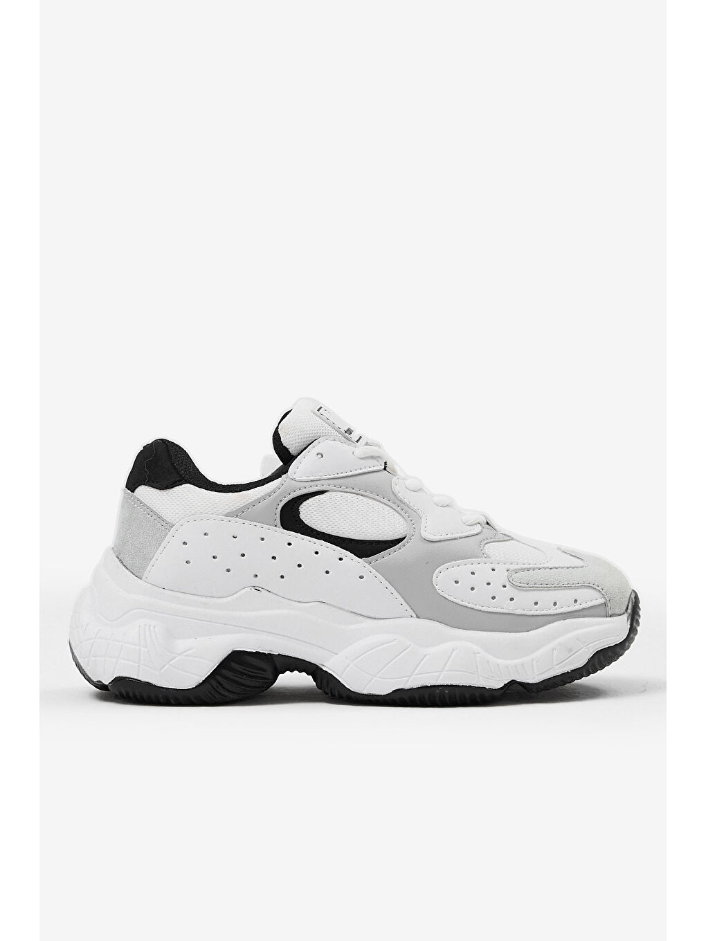 Kadın Beyaz Gri Spor Ayakkabı Tb284-2