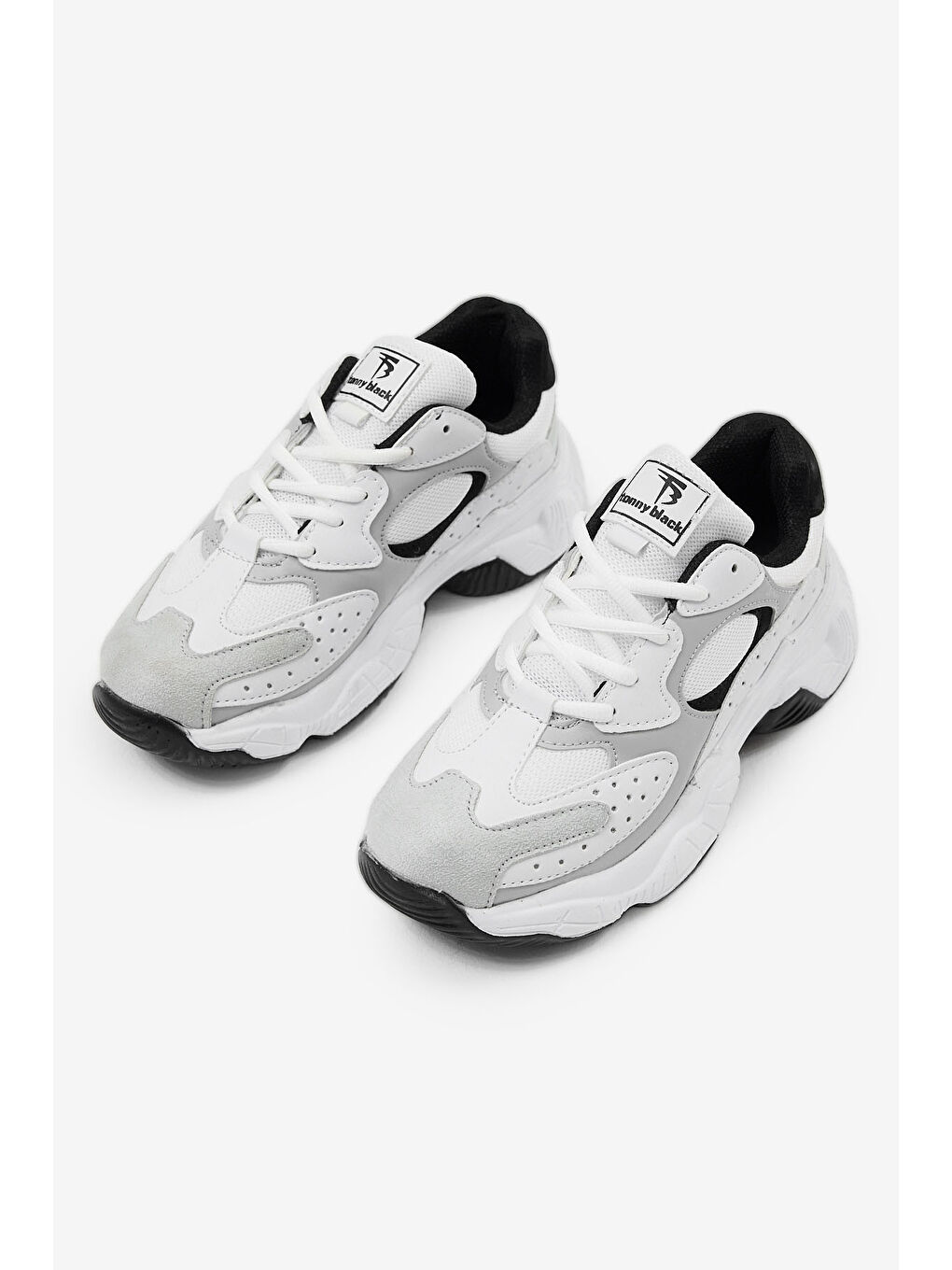 Kadın Beyaz Gri Spor Ayakkabı Tb284-3