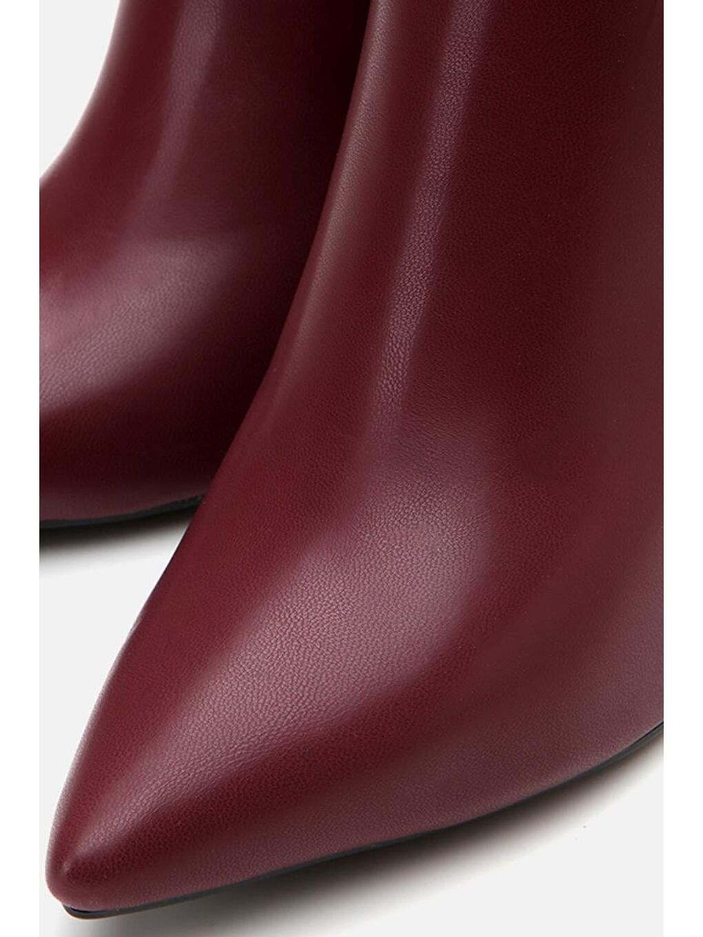 Bordo Kadın Topuklu Bot-2