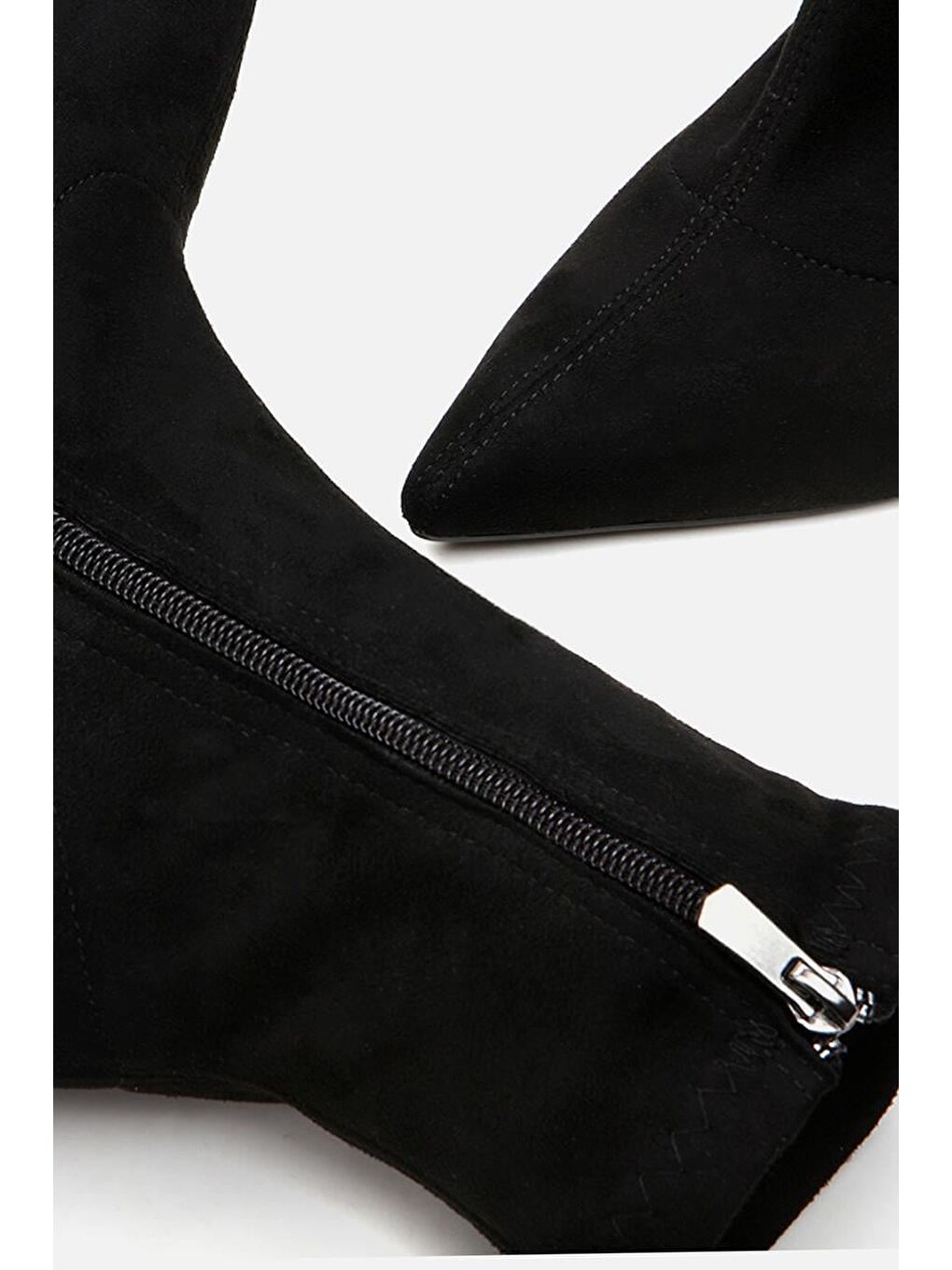 Siyah Kadın Topuklu Bot-6