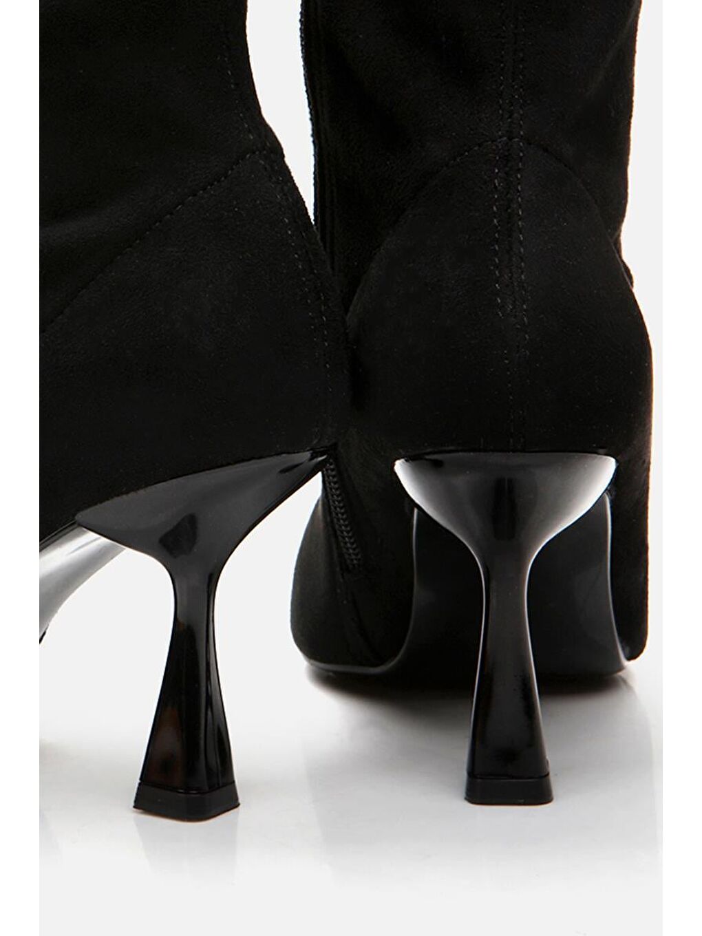 Siyah Kadın Topuklu Bot-7