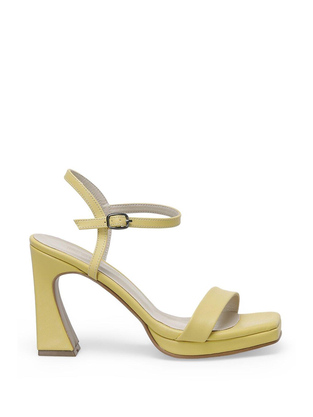 MRESS 2FX Sarı Kadın Topuklu Sandalet