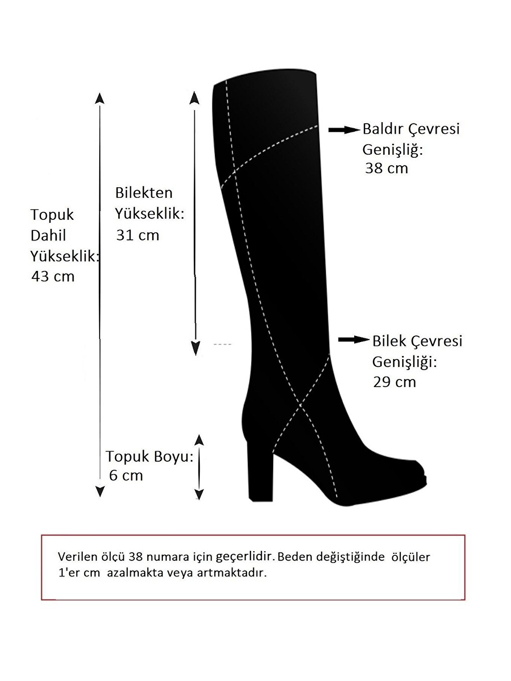A654252702 Kırmızı Kadın Çizme-4
