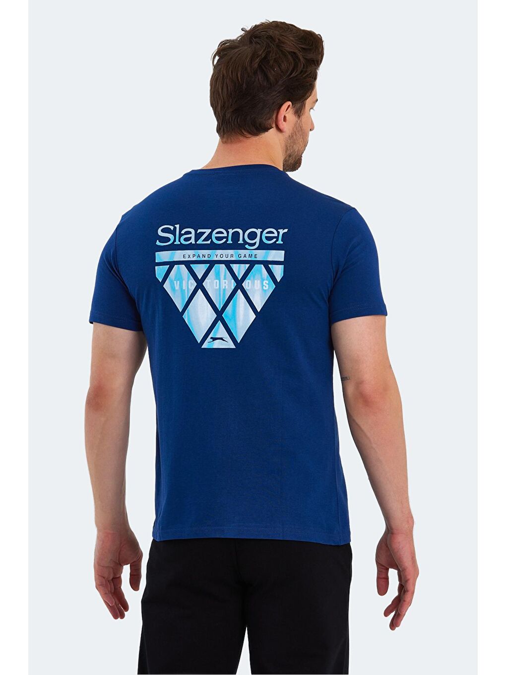 SLAZENGER İndigo PANCO Erkek Kısa Kol T-Shirt Indigo - 1