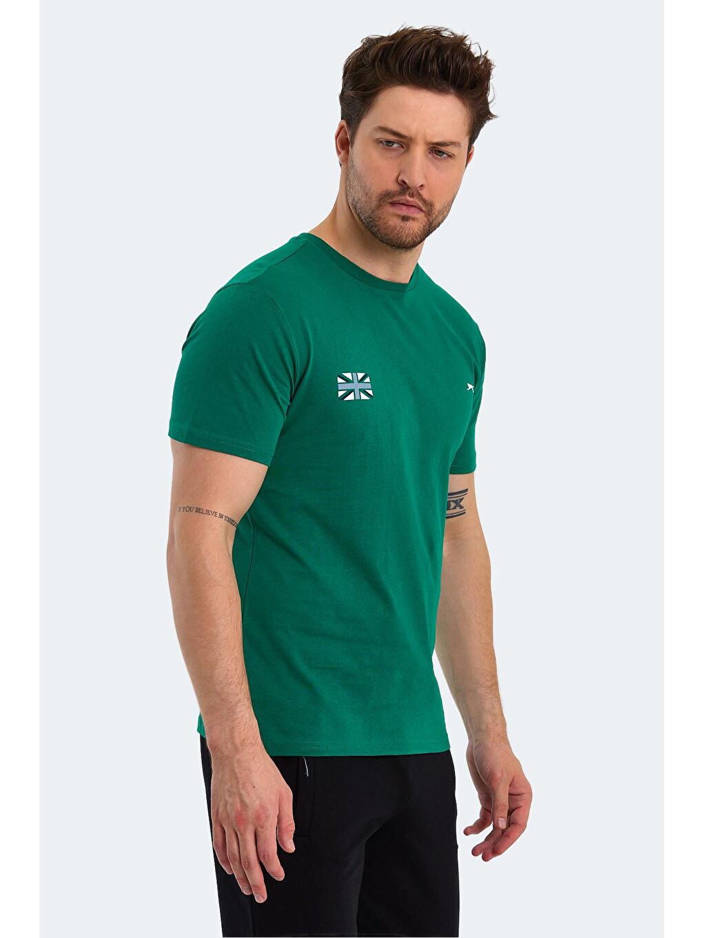 SLAZENGER Yeşil PACET Erkek Kısa Kol T-Shirt Yeşil - 2