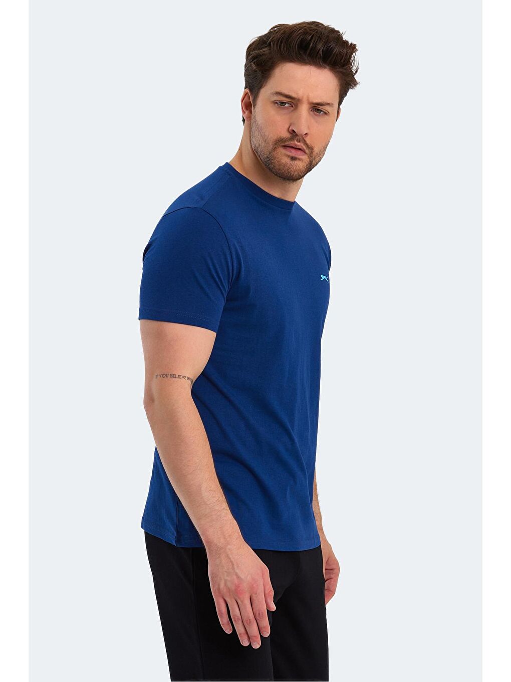 SLAZENGER İndigo PANCO Erkek Kısa Kol T-Shirt Indigo - 2