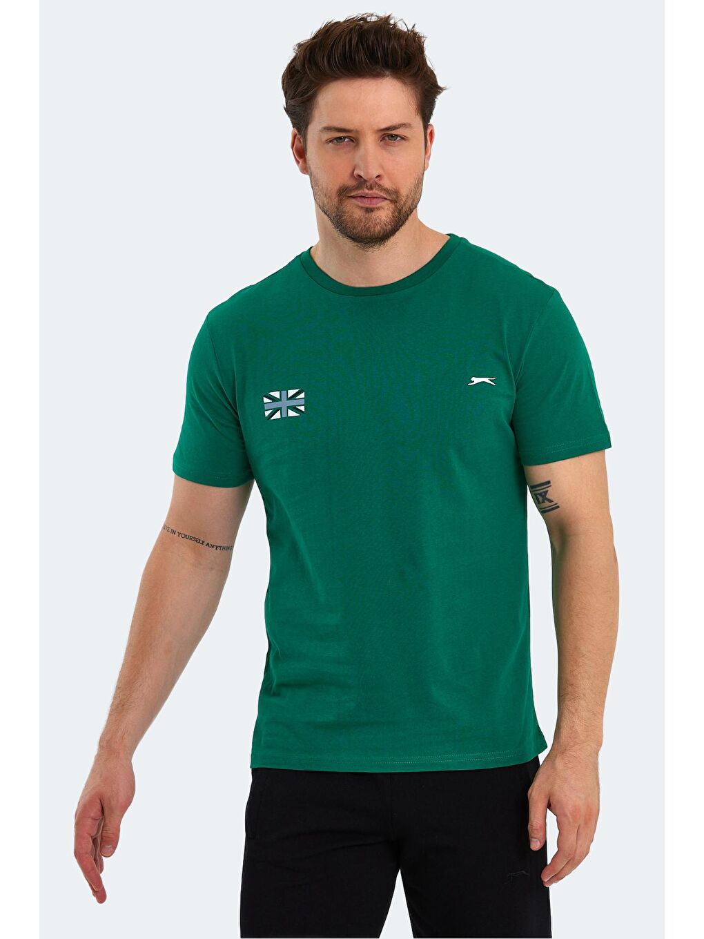 SLAZENGER Yeşil PACET Erkek Kısa Kol T-Shirt Yeşil - 3