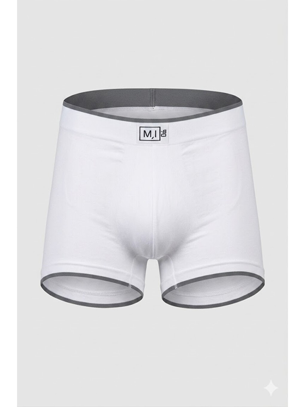 C12104 Dikişsiz Erkek Boxer Beyaz