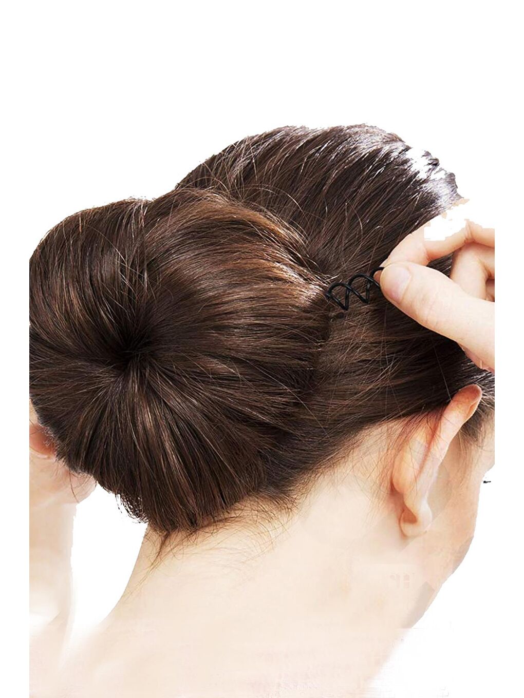 4'lü Mucizevi Spin Topuz Tokası Siyah-3