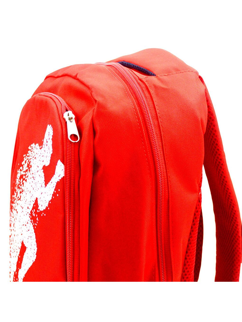 SN-2010 Laptop Bölmeli Okul Sırt Çantası 2 Bölmeli Kırmızı-3