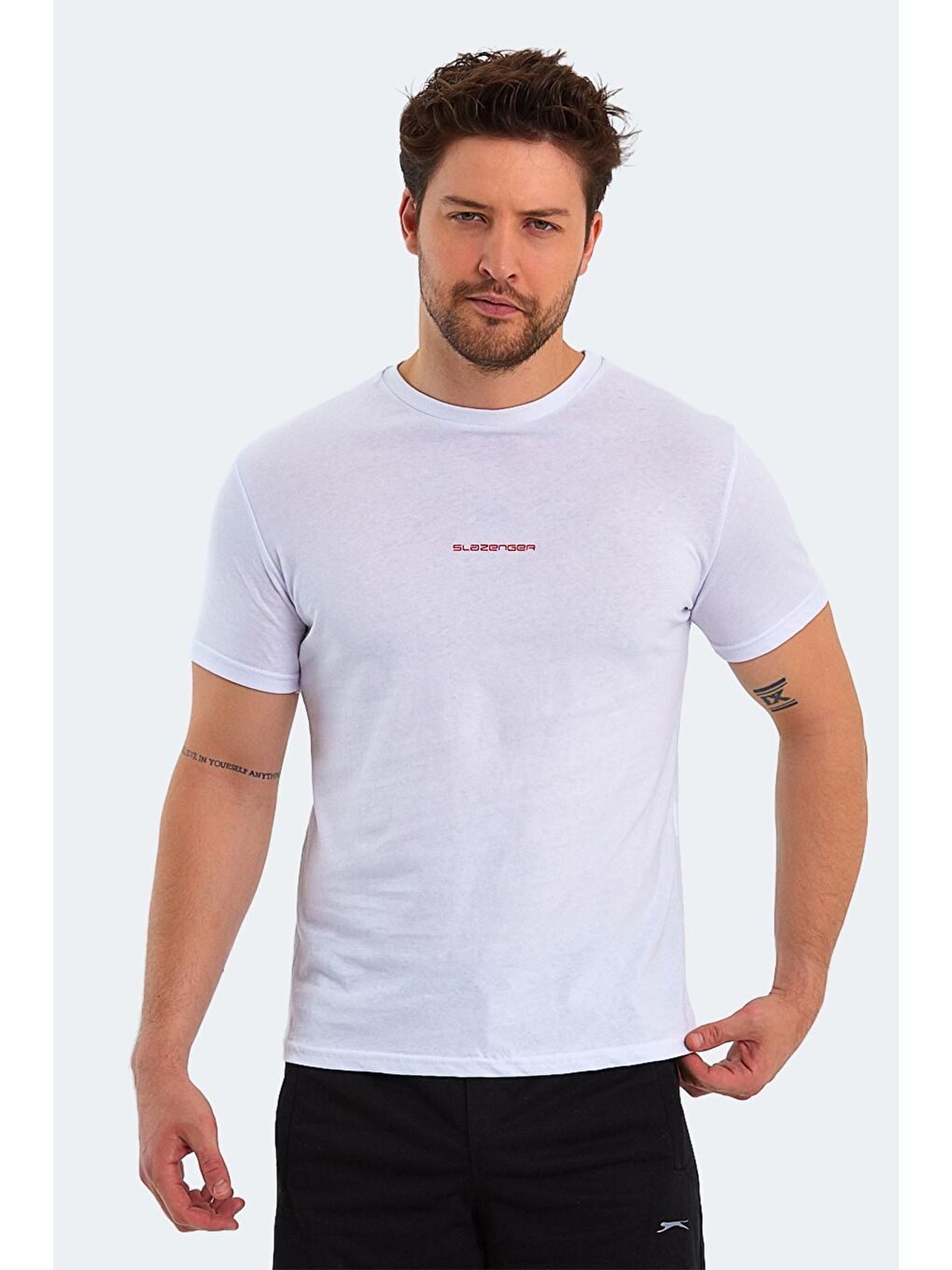 SLAZENGER Beyaz PATSY Erkek Kısa Kol T-Shirt Beyaz - 2