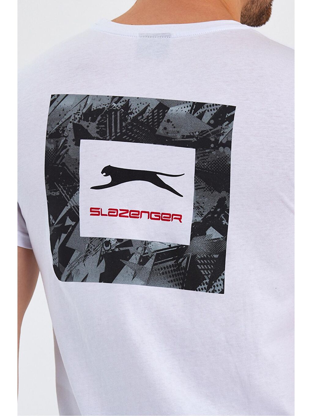 SLAZENGER Beyaz PATSY Erkek Kısa Kol T-Shirt Beyaz - 4