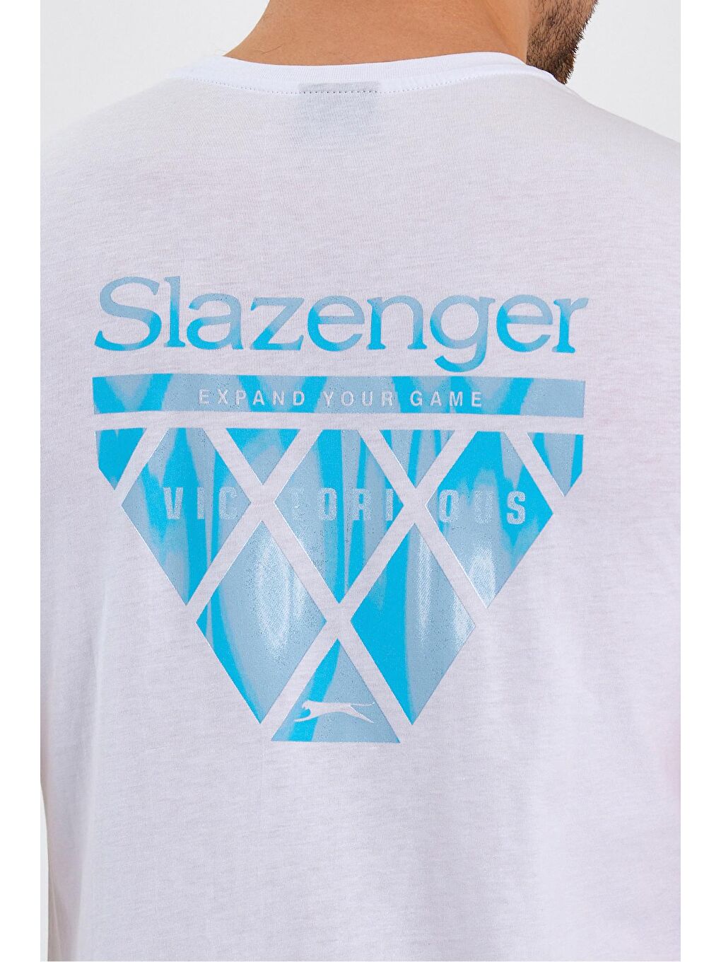 SLAZENGER Beyaz PANCO Erkek Kısa Kol T-Shirt Beyaz - 4