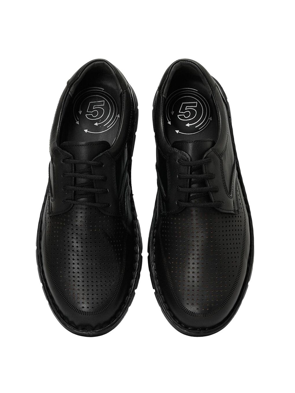 106846.M 3FX Siyah Erkek Rahat Ayakkabı-3