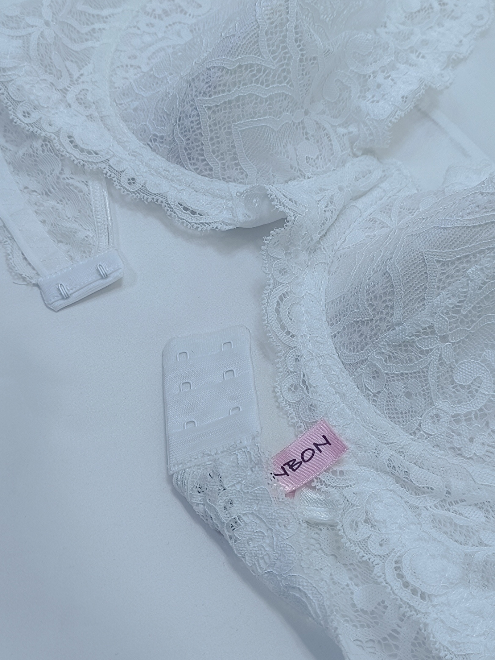Ekru Kadın Dantelli Toparlayacı Beyaz Renk Sütyen Bb2022-2