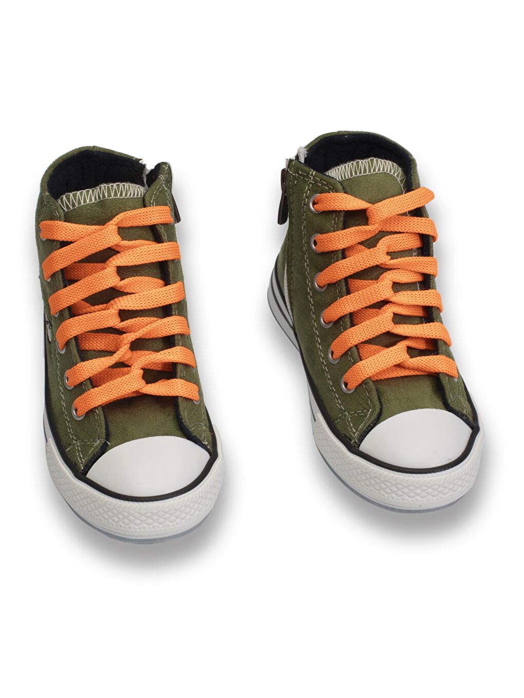 Tırtıklı Haki Erkek Çocuk Sneakers Ayakkabı