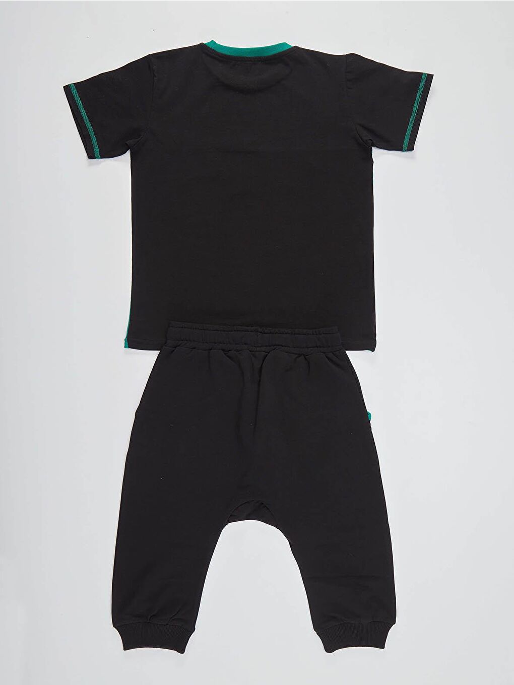 Karışık Finish Erkek Çocuk Tişört Kapri Şort Takım-3