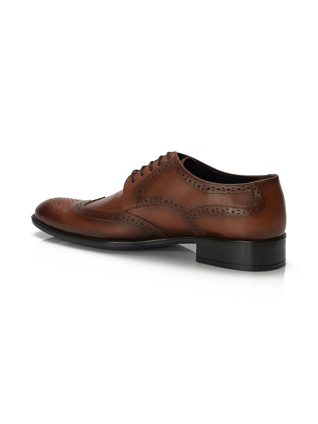 Kahverengi H046 Hakiki Deri Klasik Erkek Ayakkabı