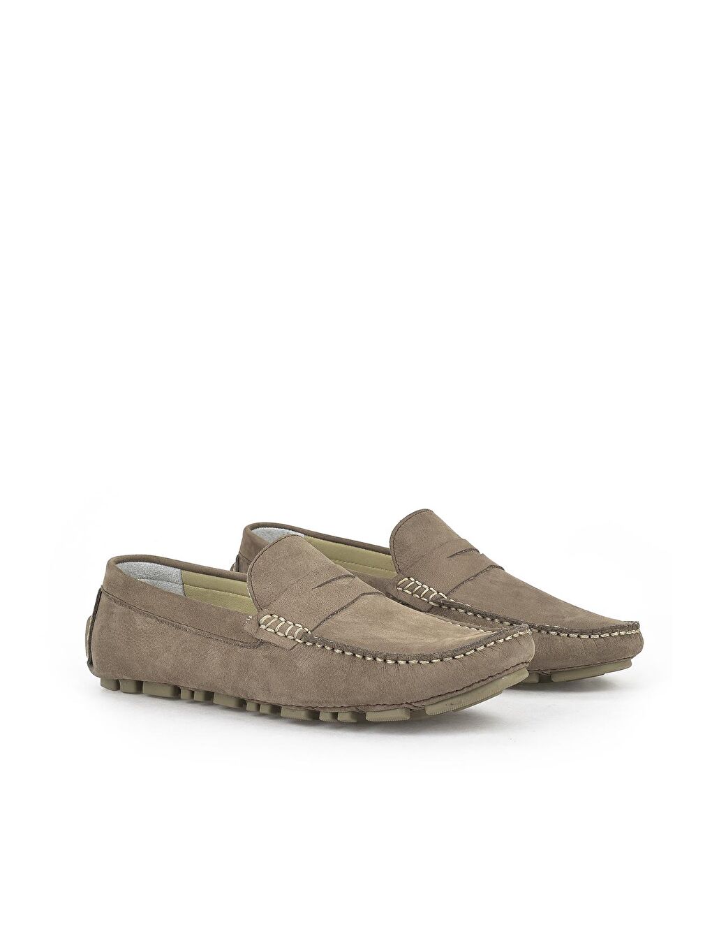 Bej Erkek Hakiki Deri Loafer 131986 N3022 Kum-3